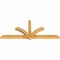 Ekena Millwork Redmond Rough Sawn Timber Gable Bracket, Western Red Cedar, 84"W x 35"H x 4"D x 4"F, 10/12 Pitch GBW084X35X0404RED00RWR - alternate 3